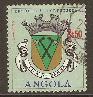 Angola 1963 2E.50 Arms - 2nd. Series. SG599.